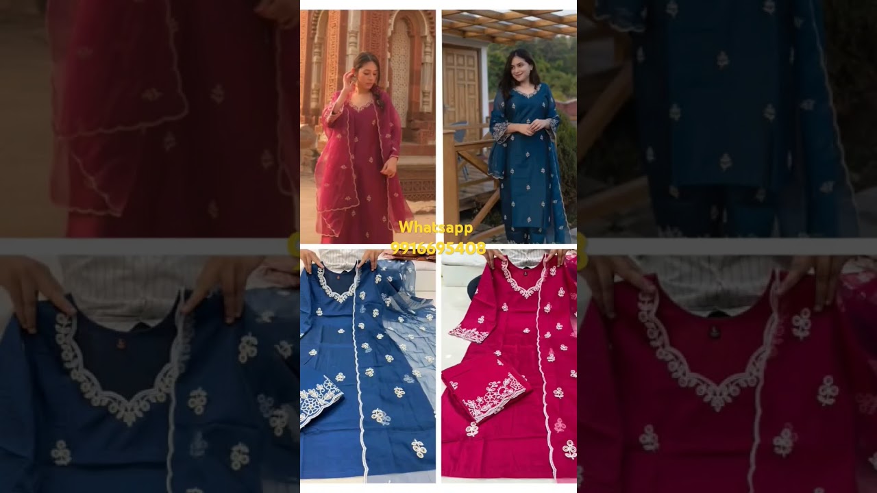 Chanderi silk Kurti set with dupatta at Rs 1199. Buy at 9916695408
