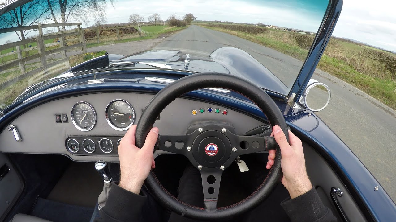 1999 Pilgrim MotorSports AC Cobra 3.5 V8  - POV TEST DRIVE