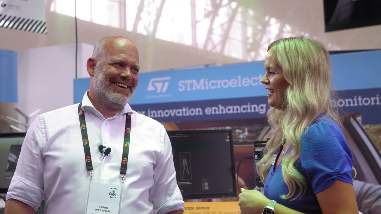 RGB-IR Sensors - InCabin Interview with Bj&oacute;rn Westphal, STMicroelectronics.