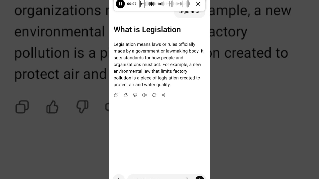 What is Legislation?