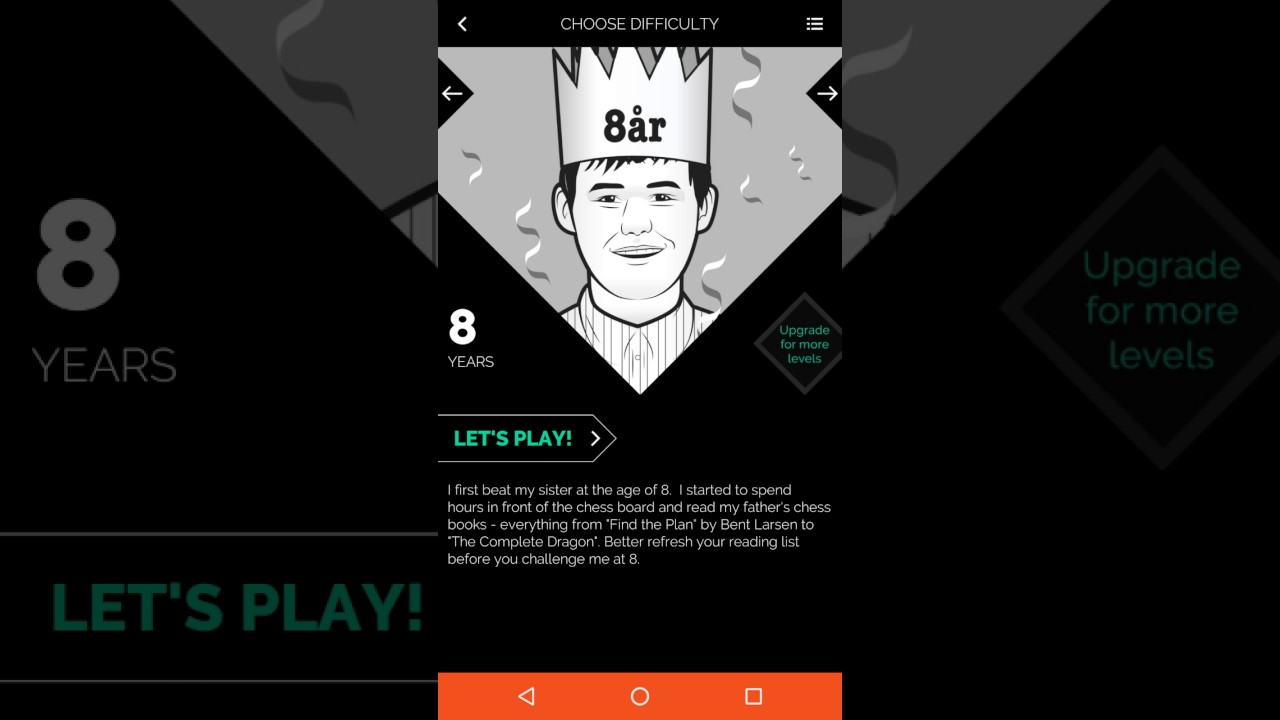 8 and 9 year Magnus Carlsen vs. ChessDiagnostic
