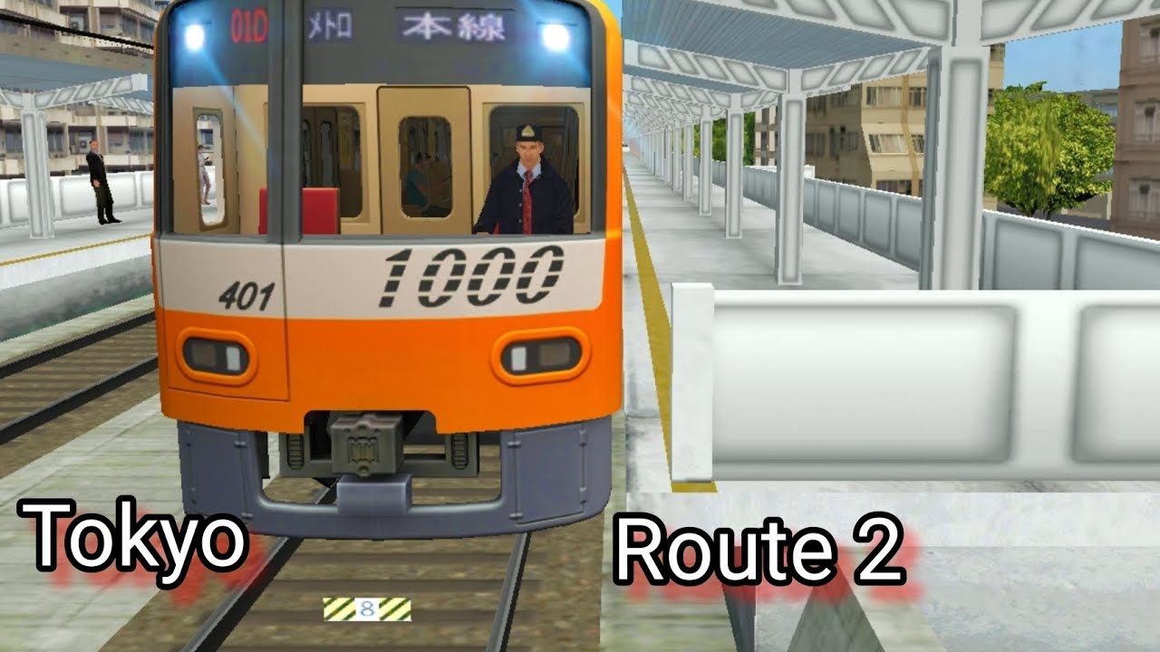 Tokyo, Route 2 - Симулятор Поезда Метро