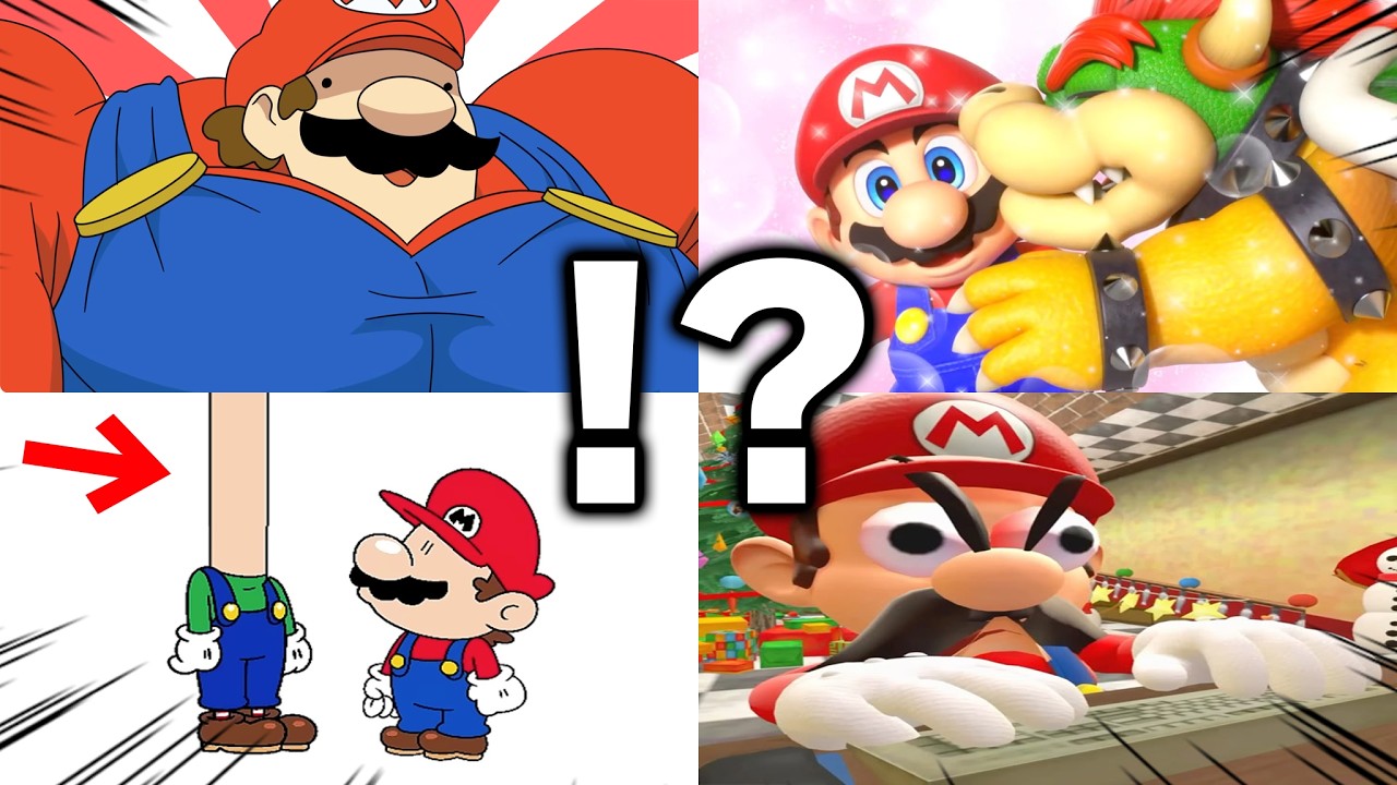 【総集編】ツッコミどころ満載な『マリオのおもしろ動画』を見ようぜwwwww【shorts】【NEW Super Mario Bloopers】【switch】【任天堂】
