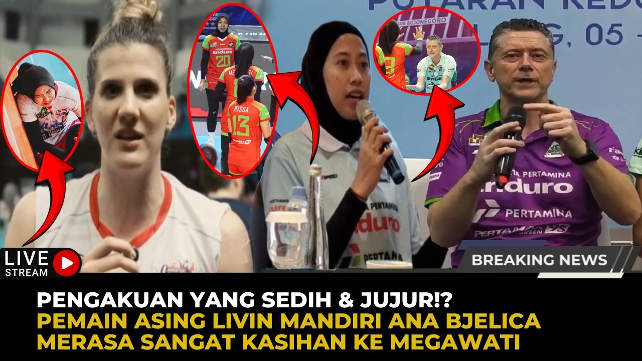 🔴Ana Bjelica Merasa Kasihan Ke Megawati Usai Laga, Pengakuan Sedih & Jujur Bikin Semua Orang Terharu
