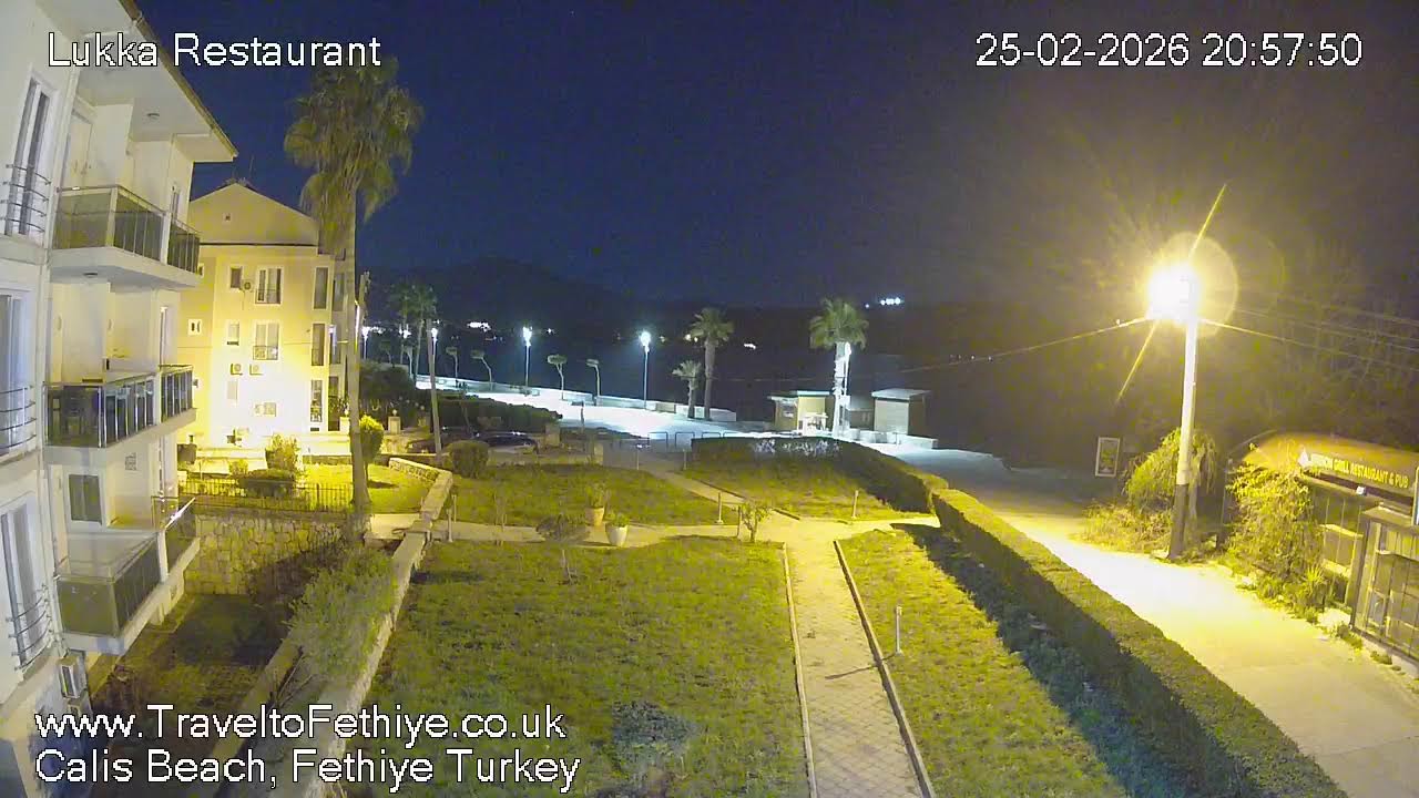 Webcam Live from Calis Beach, Fethiye Turkey | Fethiye webcam