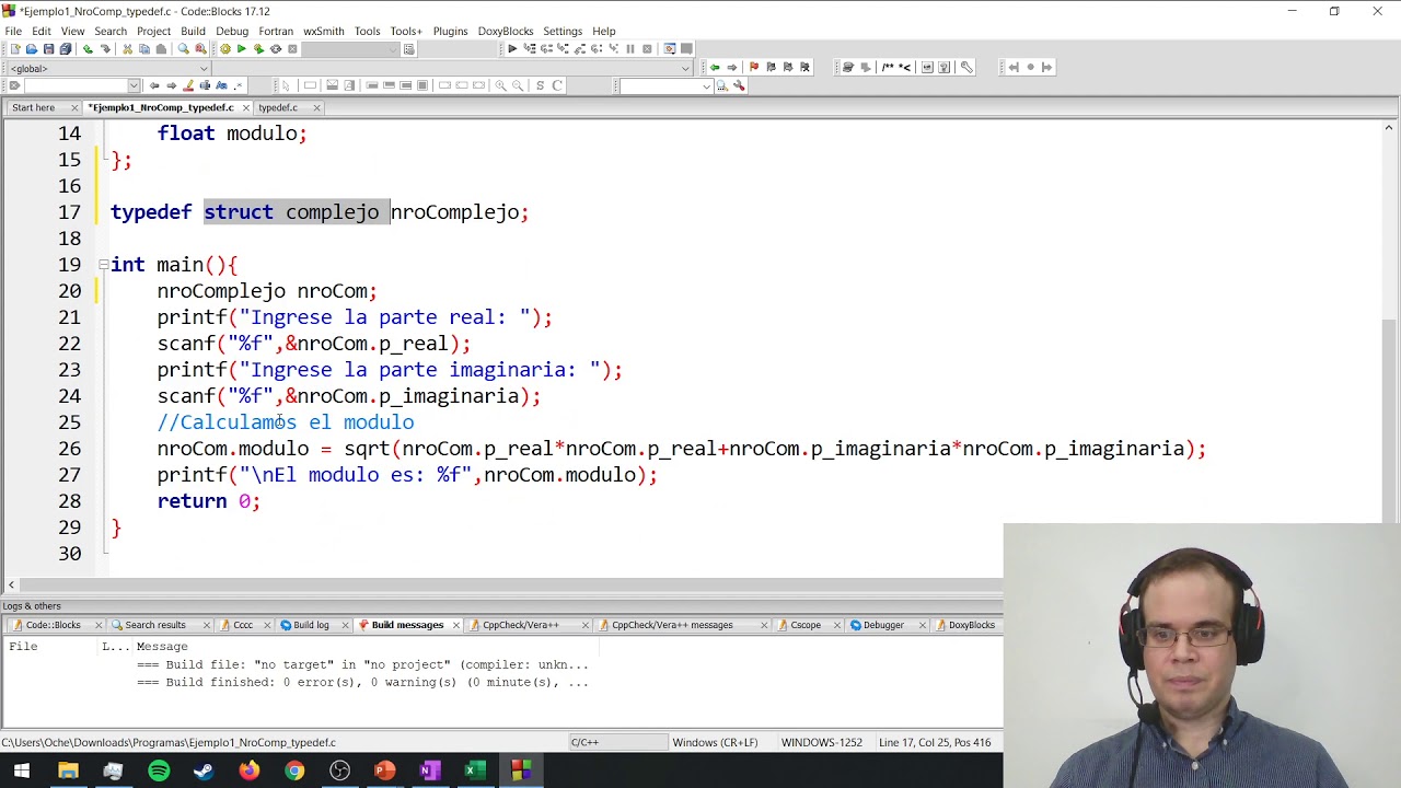 Estructuras en C - Uso de typedef
