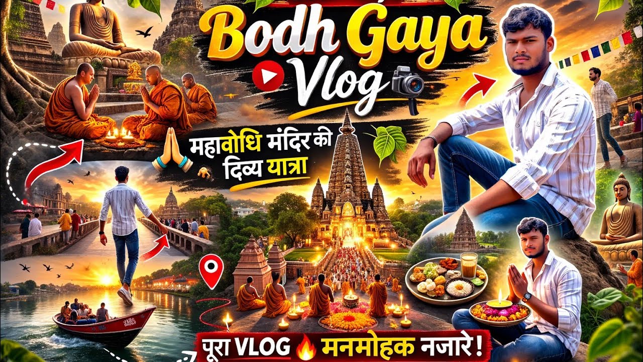 📍 Bodh Gaya Travel Vlog 2026 | Mahabodhi Mandir Darshan |  #BodhGaya  #BiharTourismTravelVlogIndia 