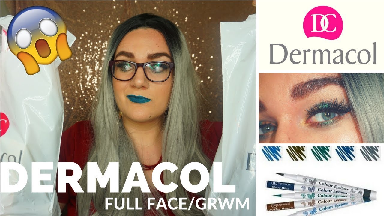 European Makeup Haul and Try On! Full face of Dermacol /chatty GRWM