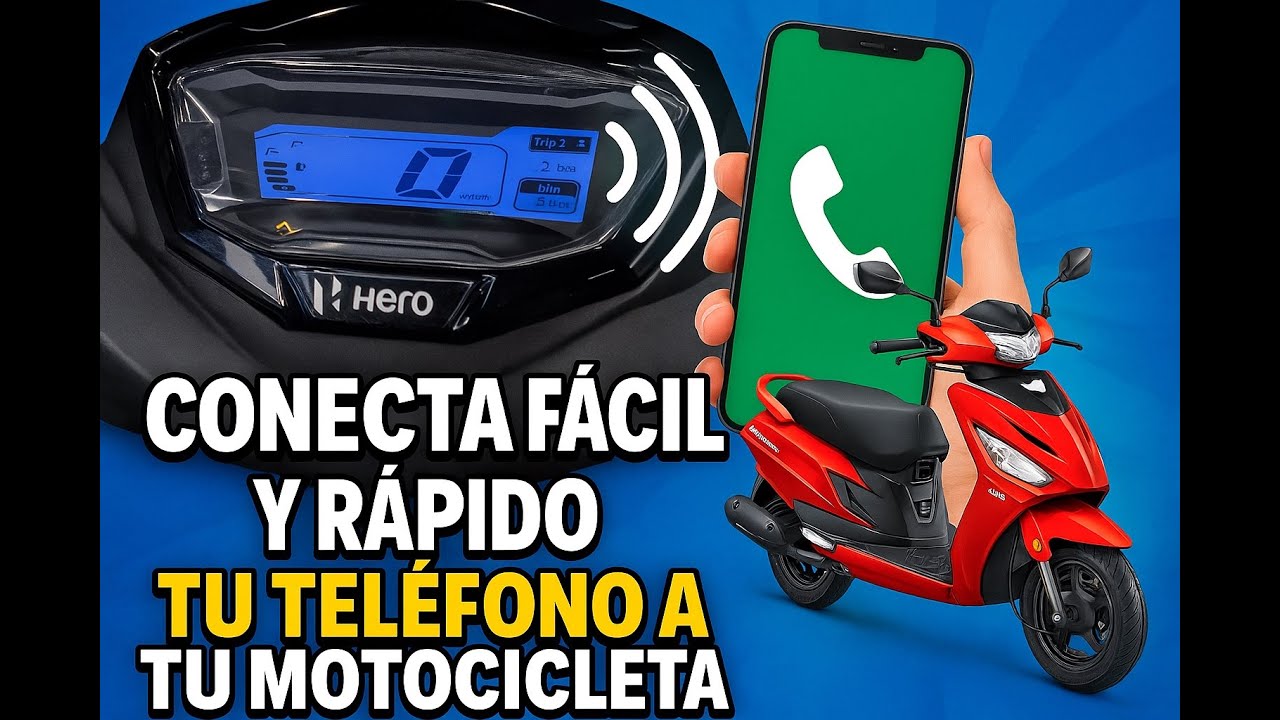 Como conectar el telefono a tu moto Hero // Funciona la aplicación de Hero Motos ? 🤔