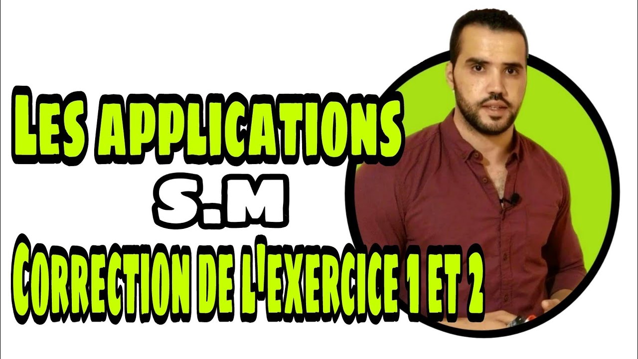 Correction d'exercice 1 & 2 Egalité de deux  applications -Image direct-Image réciproque 1bac S.M
