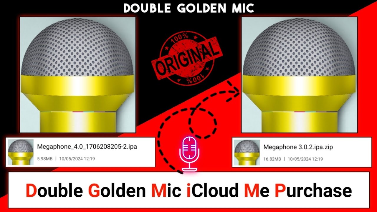 how to purchase golden megaphone | double golden Mic | in your iCloud
