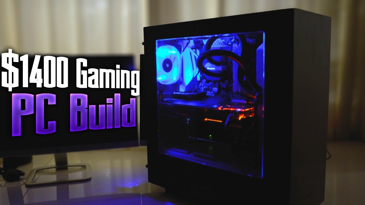 $1400 Gaming PC Build Time Lapse with Nvidia GTX 1070