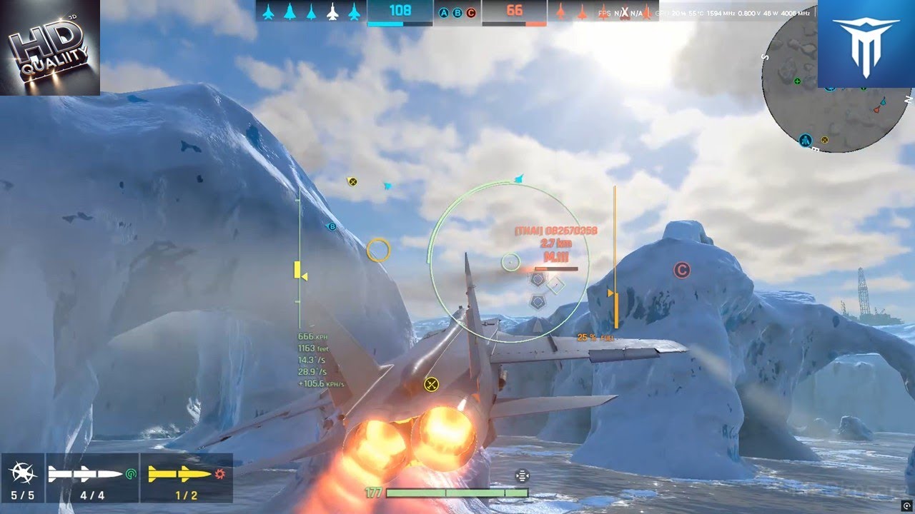MIG-31 Interceptor Gameplay  Metalstorm Dogfight Domination! #fighterjet #warthunder #metalstorm