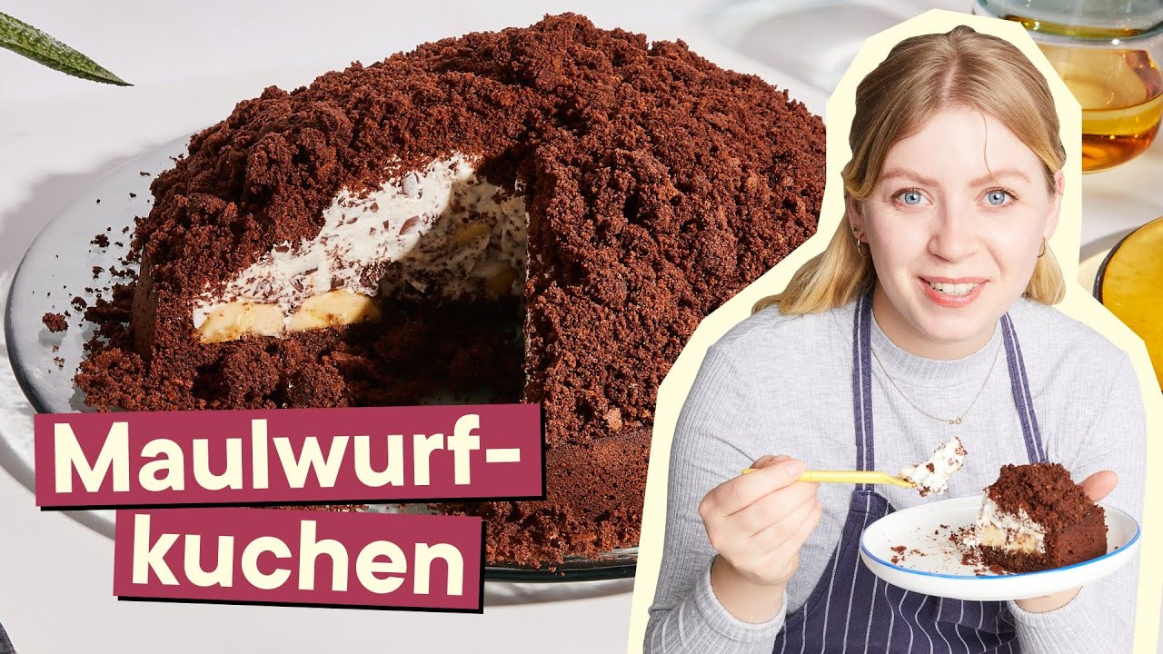 Maulwurfkuchen/-torte mit Banane