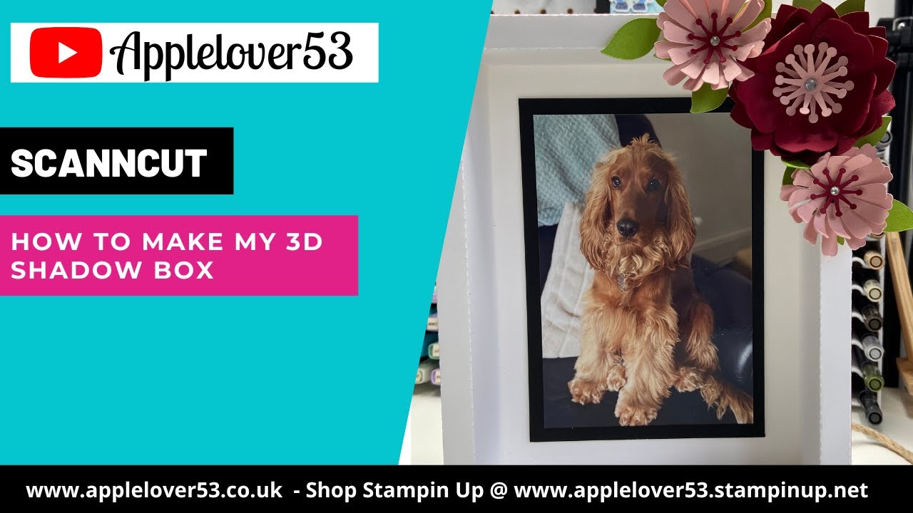 ScanNCut - How To Make My 3D Shadow Box Frame