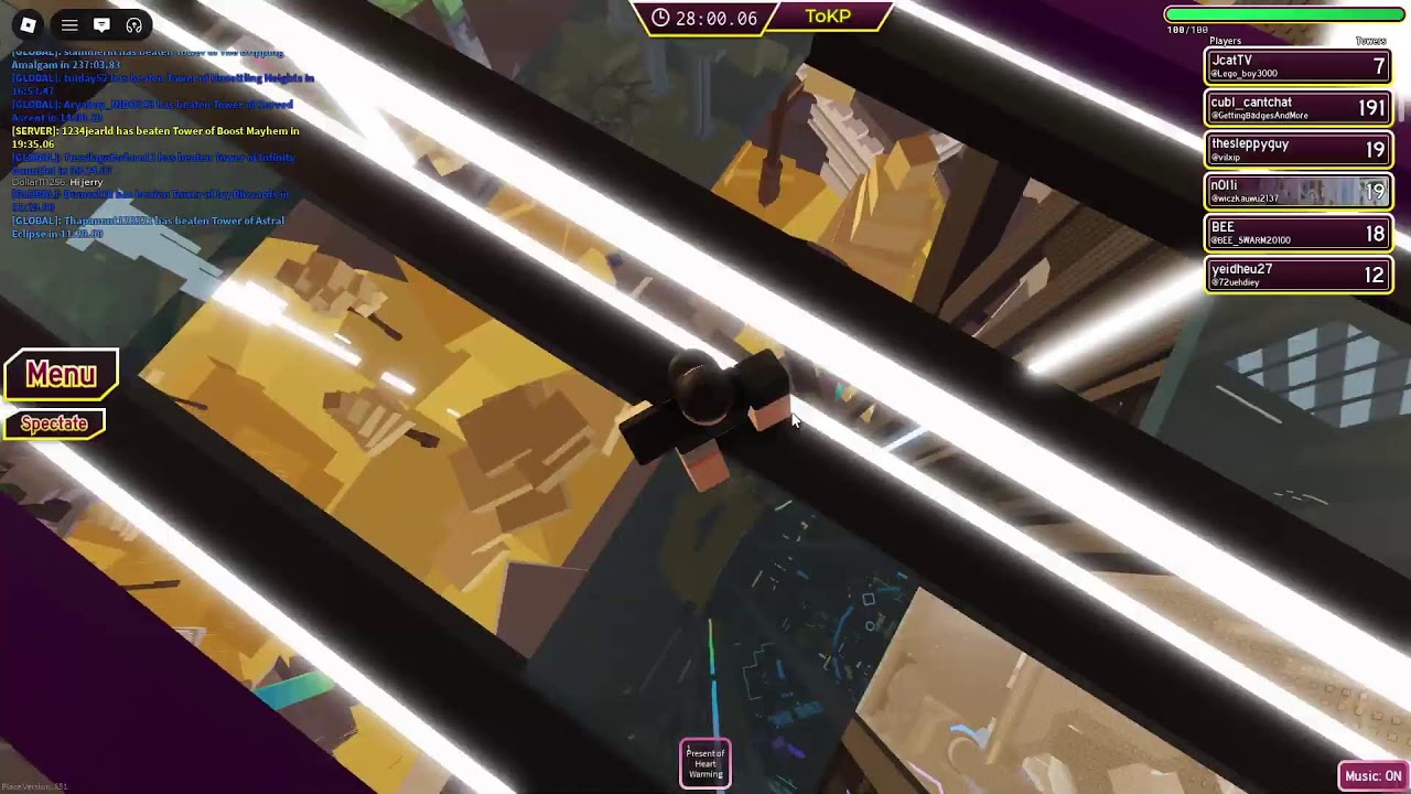 EToH | Tower of Kinetic Potential