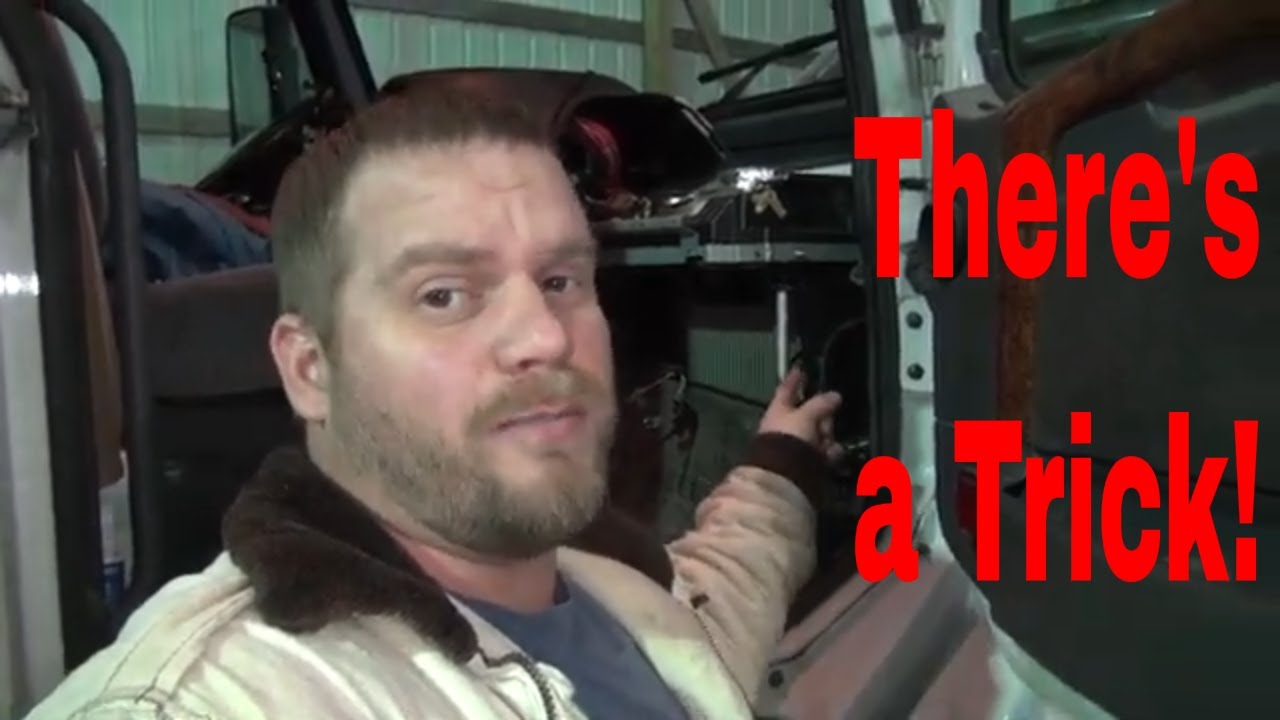 Volvo Vnl heater core replacement Easy Peasy Short cut Hack