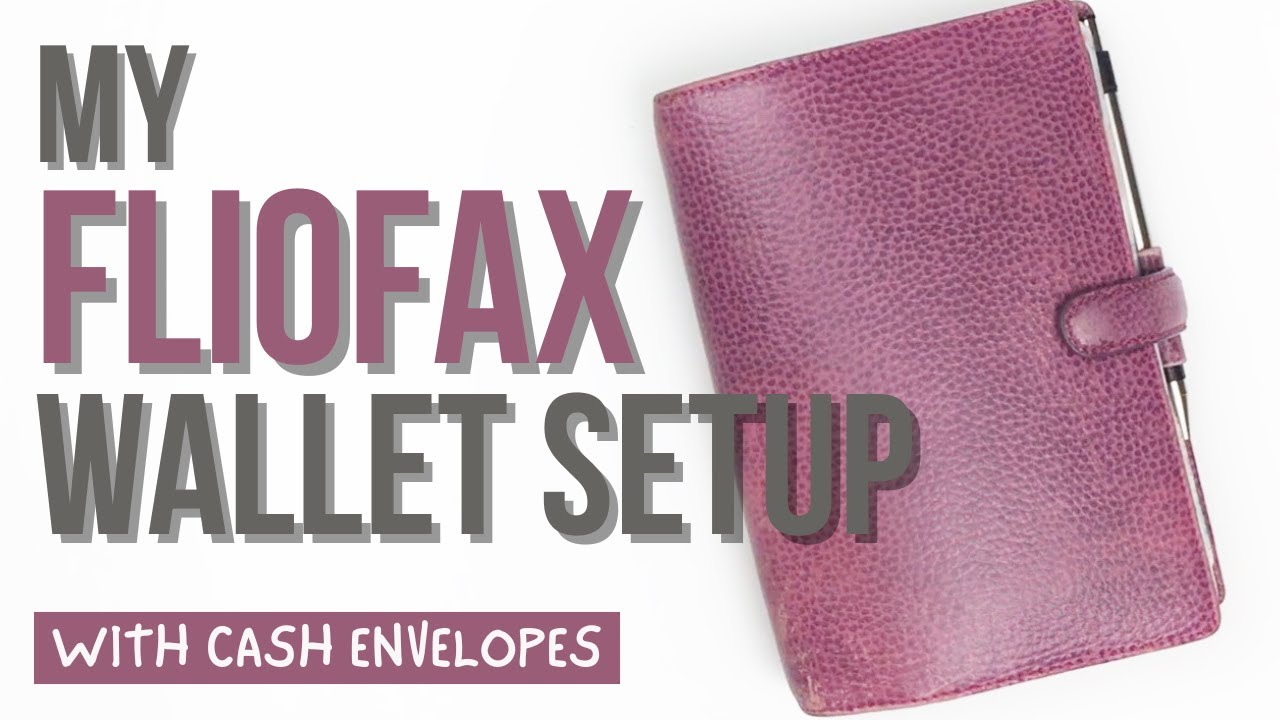 FILOFAX WALLET SETUP | Cash Envelope System in a Personal Sized  Filofax Finsbury Planner