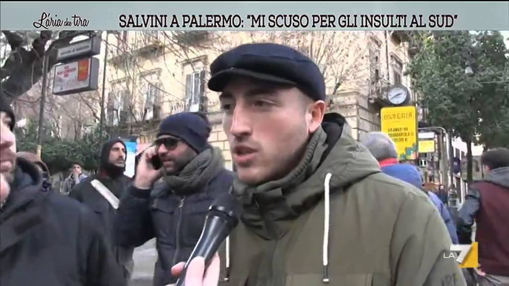 Salvini a Palermo: 'Mi scuso per gli insulti al sud'