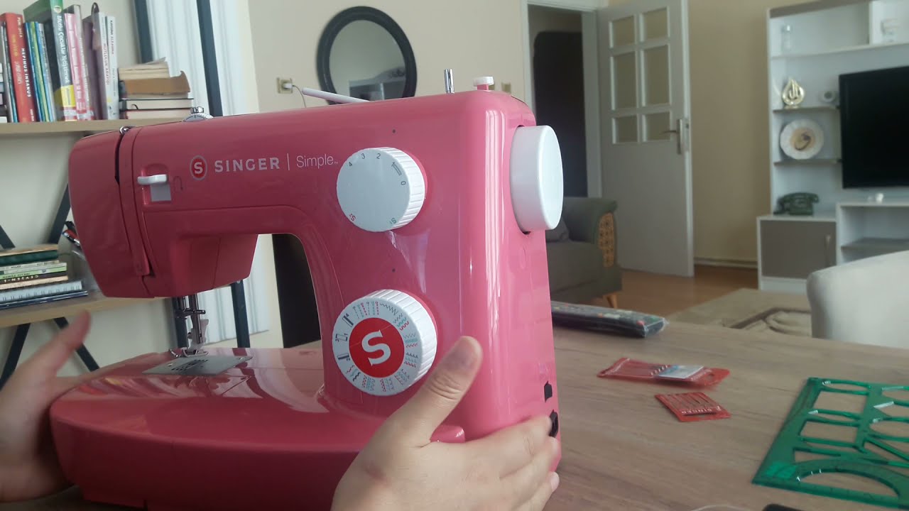 Singer simple 3223 makinamizi taniyalım.ipliklerini beraber takalım.