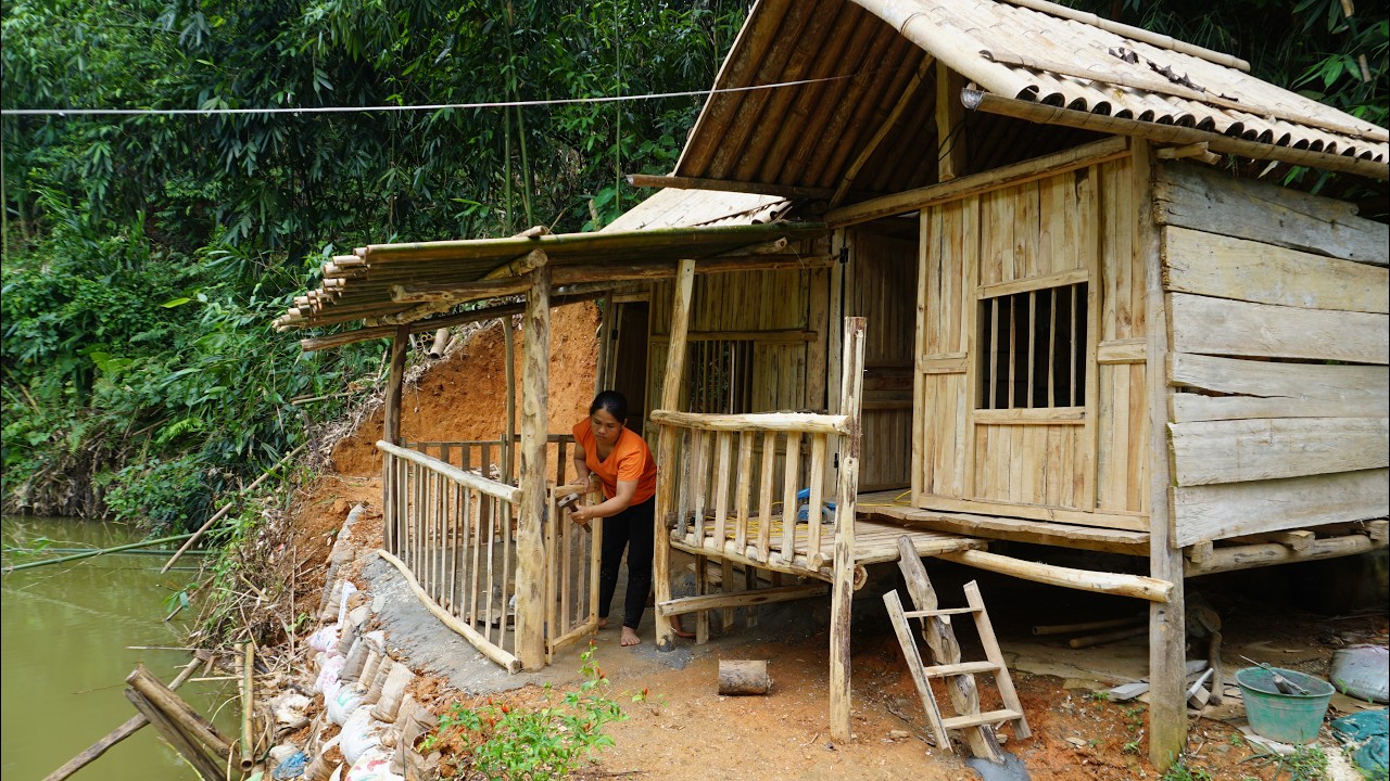 Living in the Forest for 2 Years - Building a Wooden House Alone Without Modern Technology