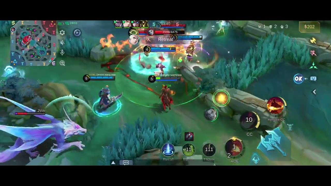 #mobilelegends MYTHIC HONOR RANKED ក្រុមគេនិយាយថាល្អនោះល្អ ខាងឯងវិញលែងនិយាយ (ចាញ់នោះចាញ់)