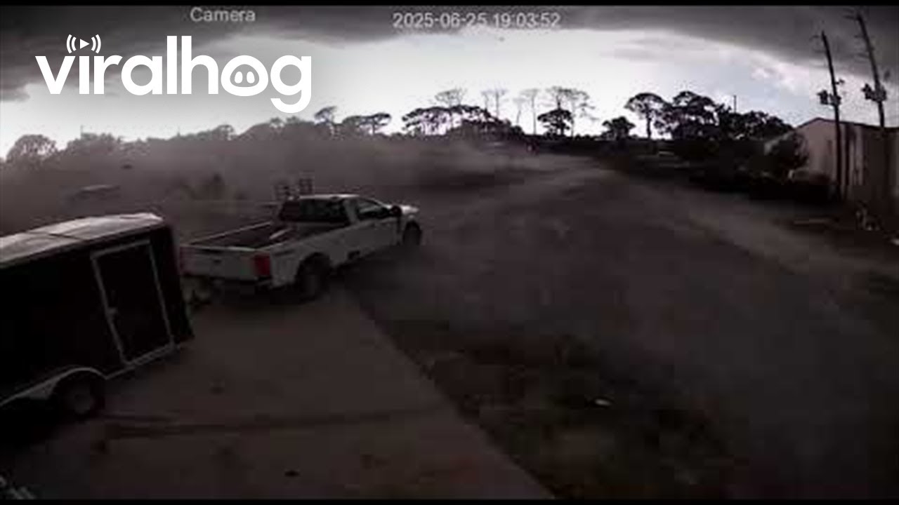 EF1 Tornado Rips Through Largo || ViralHog