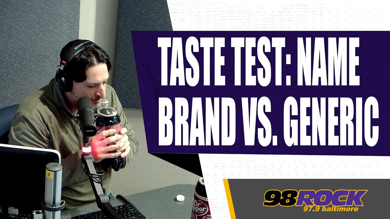Name Brand vs. Generic Soda Taste Test