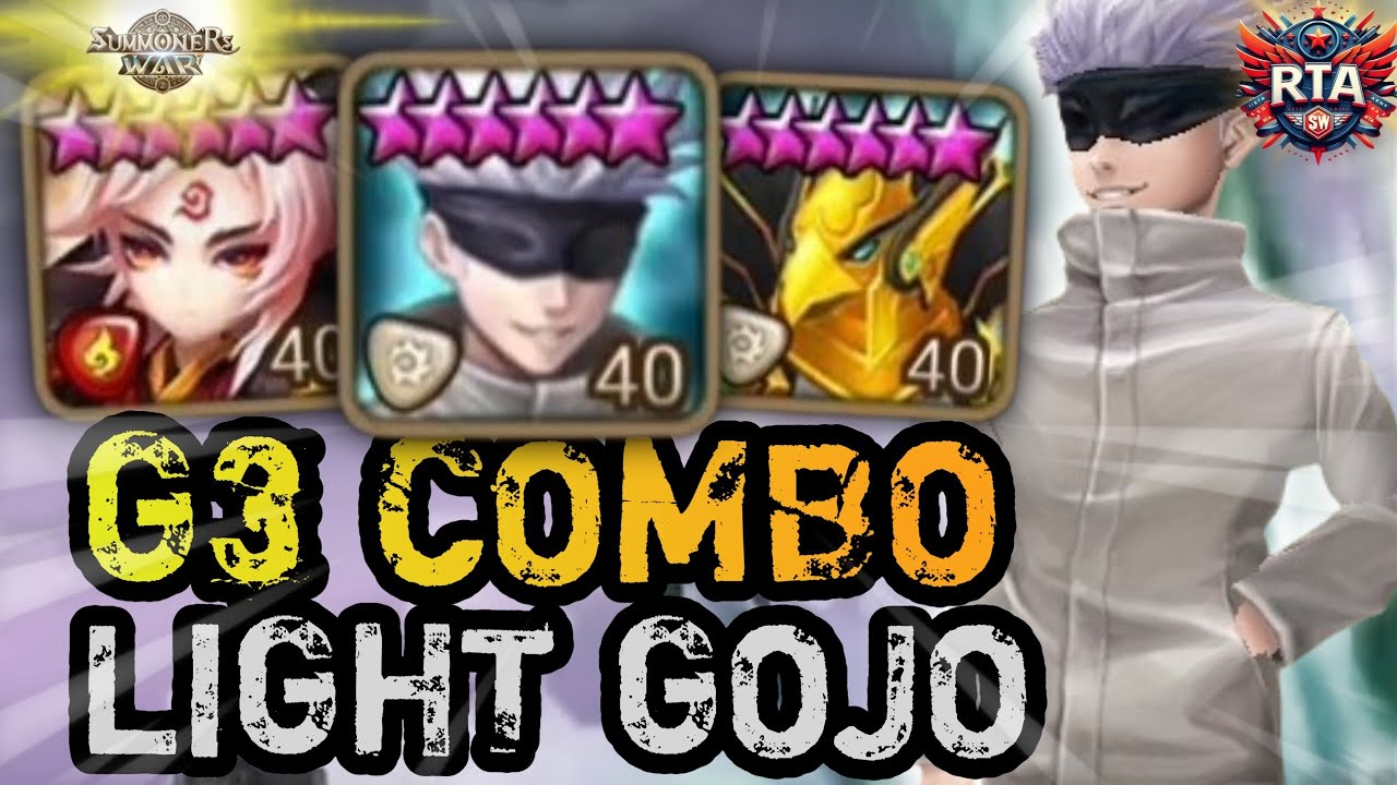🔥 EZ G3! LIGHT GOJO COMBO - Summoners War RTA