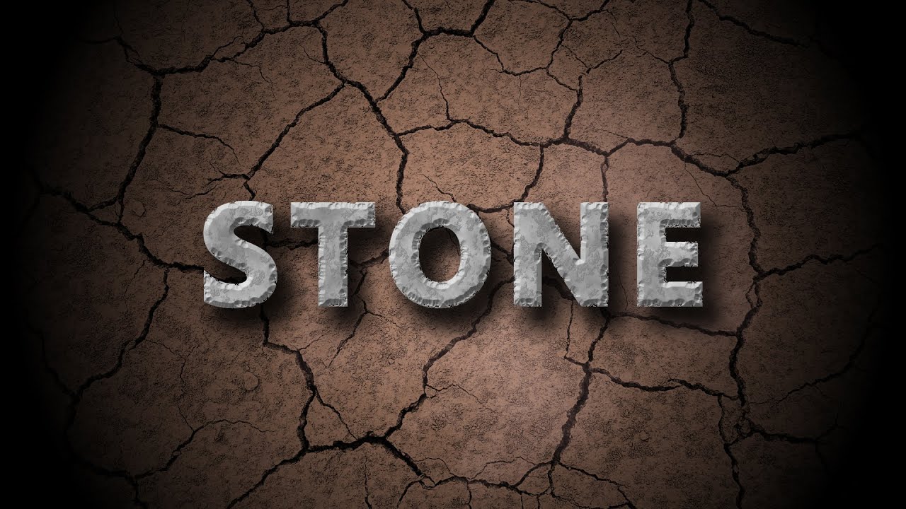 Excellent way of making stone text in After Effects