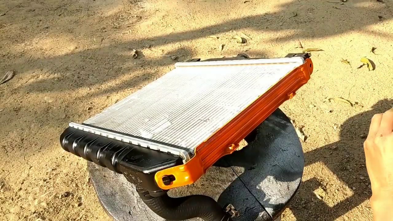 How to repair car radiator || Maruti 800 radiator repairing