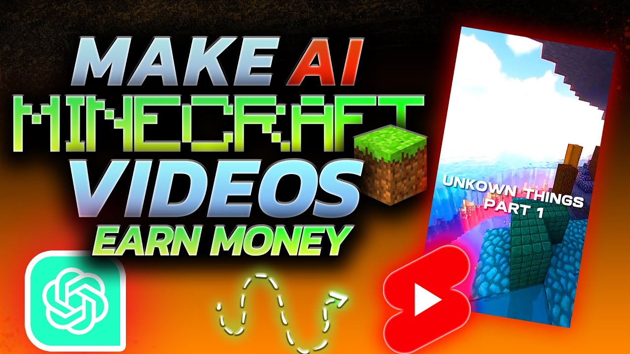 How To MAKE MONEY Creating Short MINECRAFT Videos with Ai ? (Detailed Money Making Tutorial)