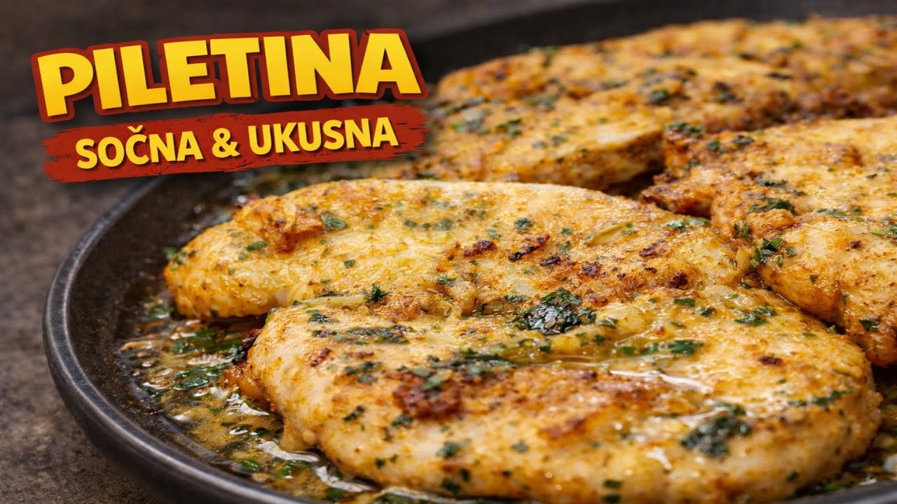 Najsočnija Piletina ikad. Brzi recept za savršen ručak.