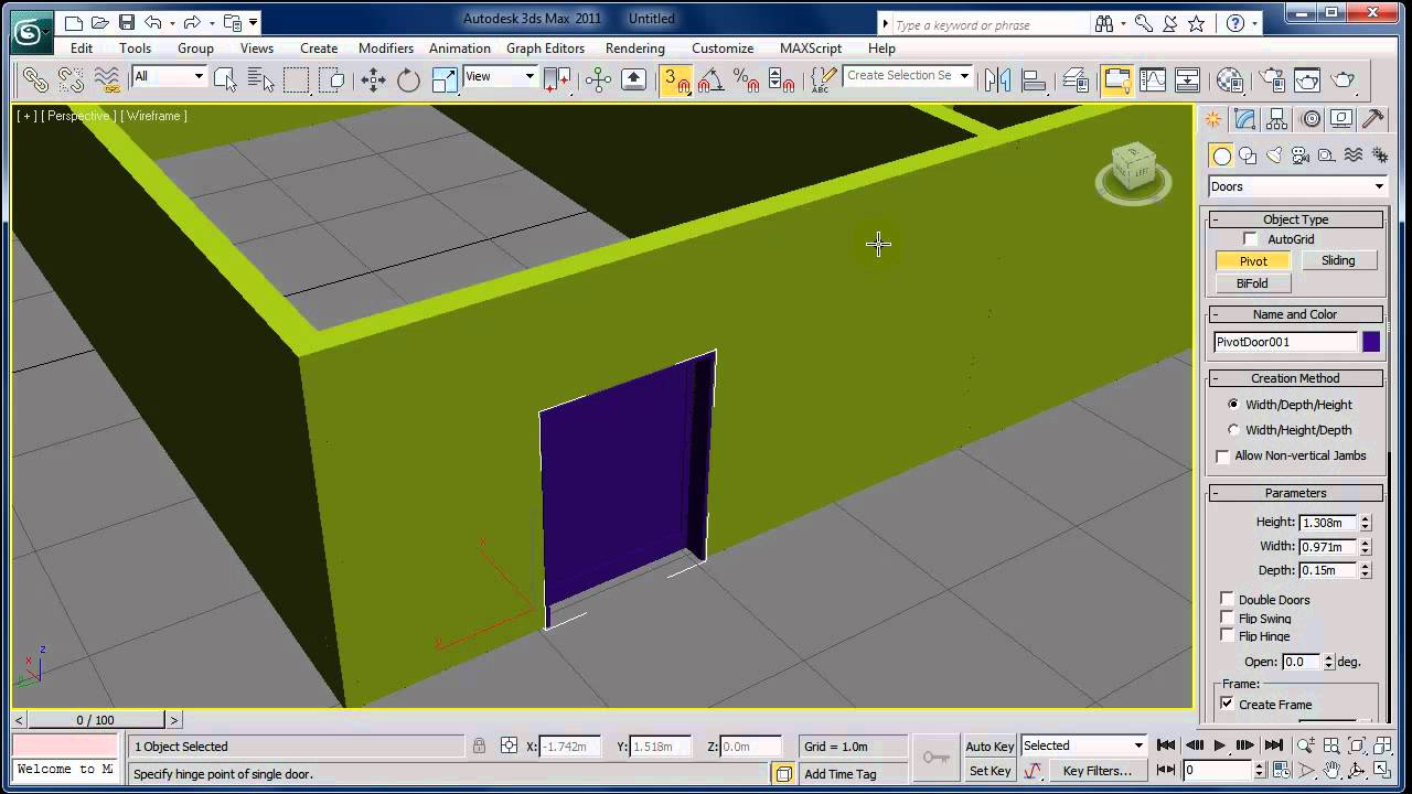 CASA 1 3D STUDIO MAX