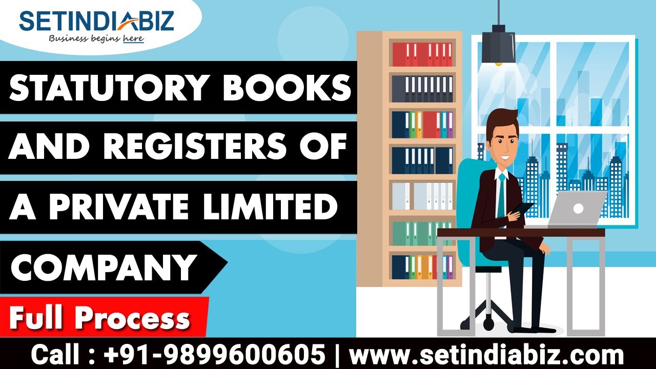Statutory Books & Registers for Pvt Ltd Company 📚 | Full Compliance Guide | Setindiabiz