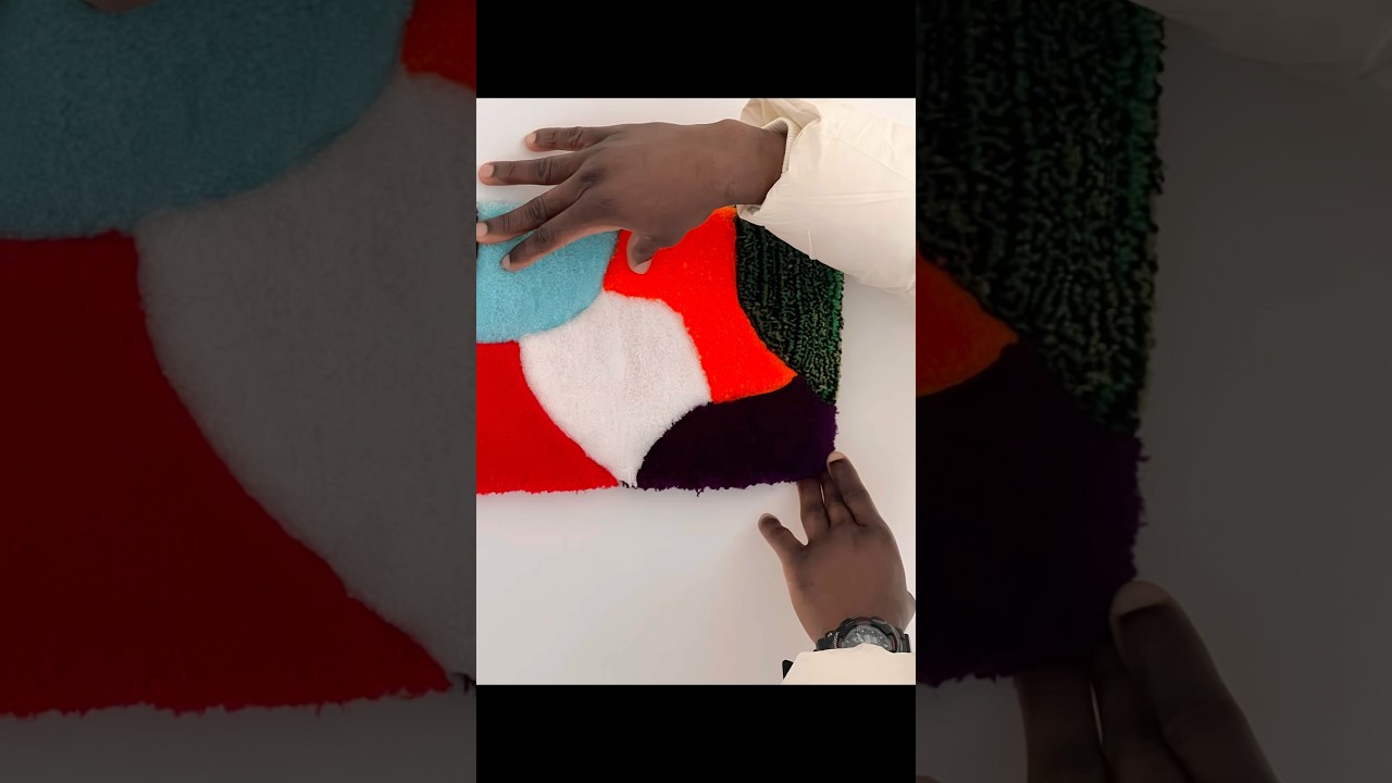 Turning yarn into modern art. Full process in my bio 