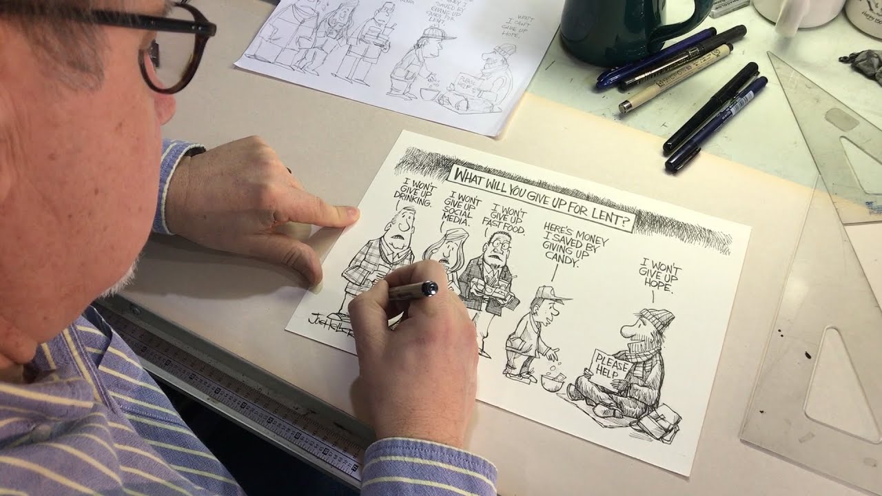 Joe Heller and His Work as an Editorial Cartoonist
