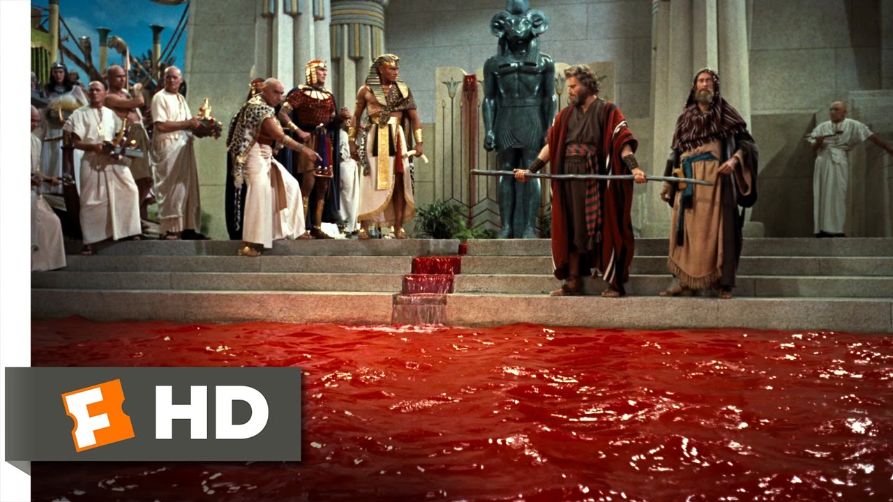 The Ten Commandments (3/10) Movie CLIP - Moses Turns Water Into Blood (1956) HD