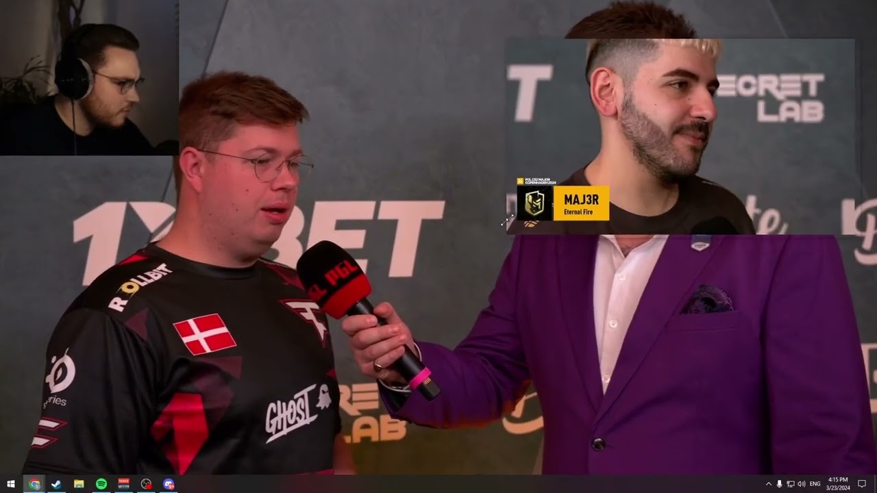 ohnePixel Eternal Fire maç sonu tepkileri - Eternal Fire x Virtus.pro