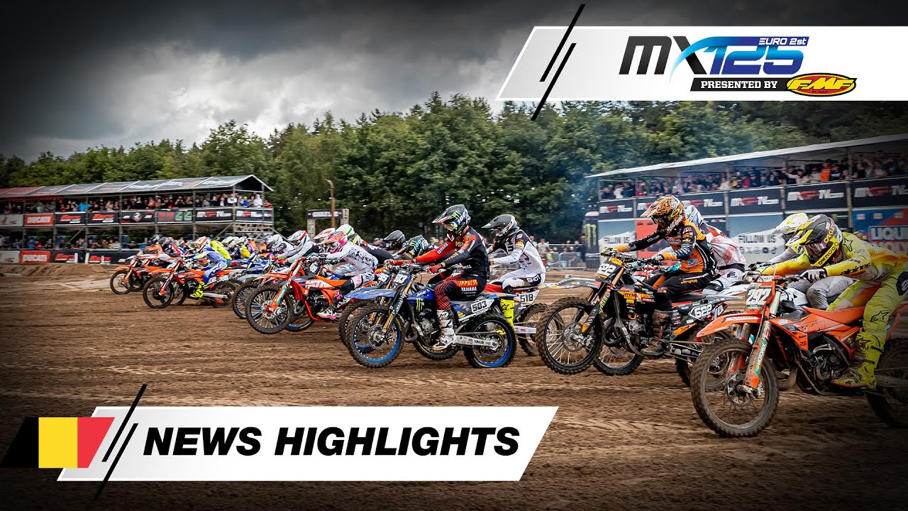 News Highlights EMX125 Presented by FMF Racing Race 1 | 2025 MXGP of Flanders