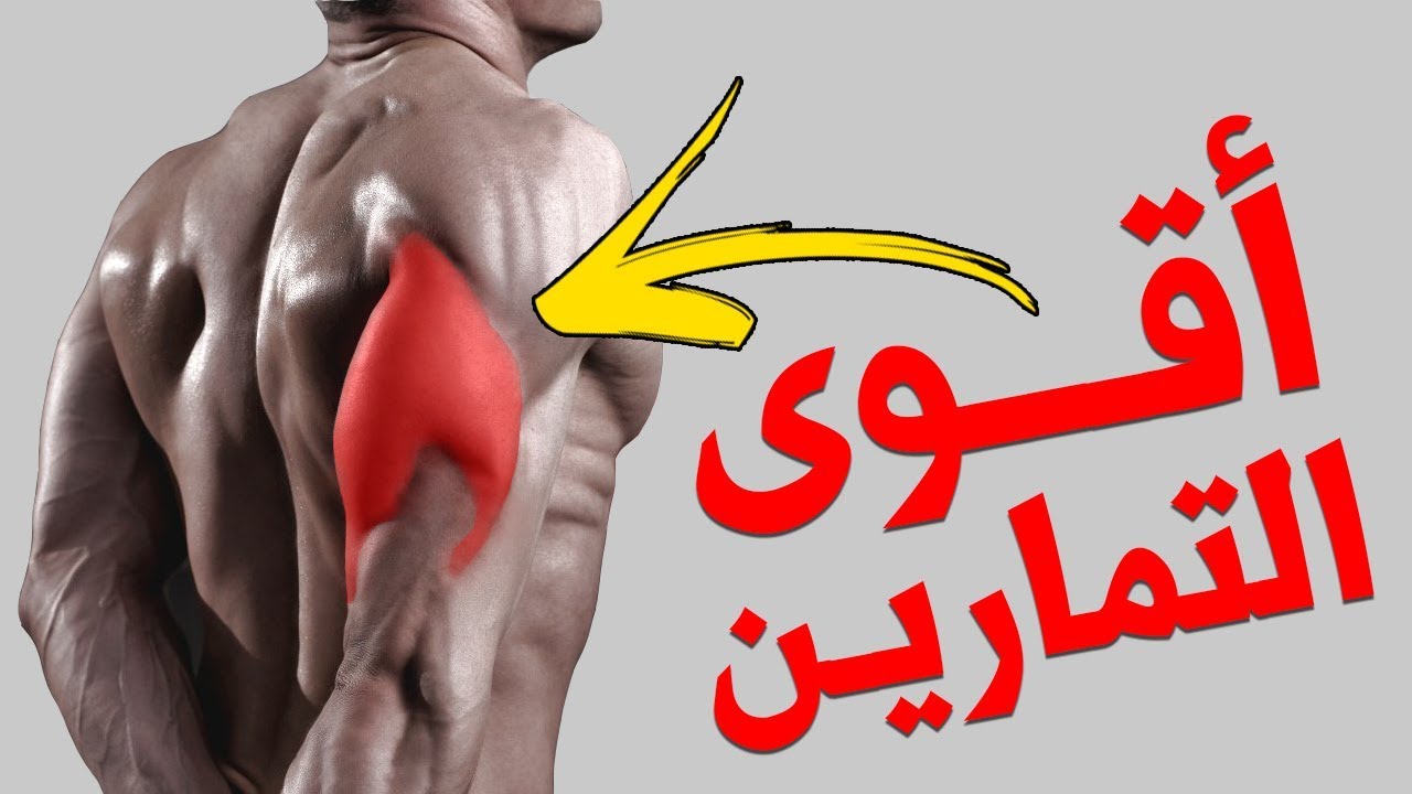 أفضل التمارين لتضخيم وتقوية عضلة الترايسبس بسرعة (Triceps workout)