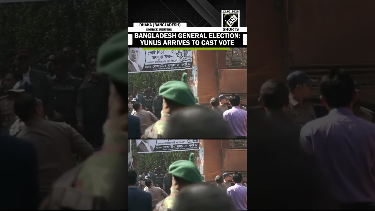 Bangladesh general Election: Chief Advisor Muhammad Yunus arrives to cast vote in Dhaka