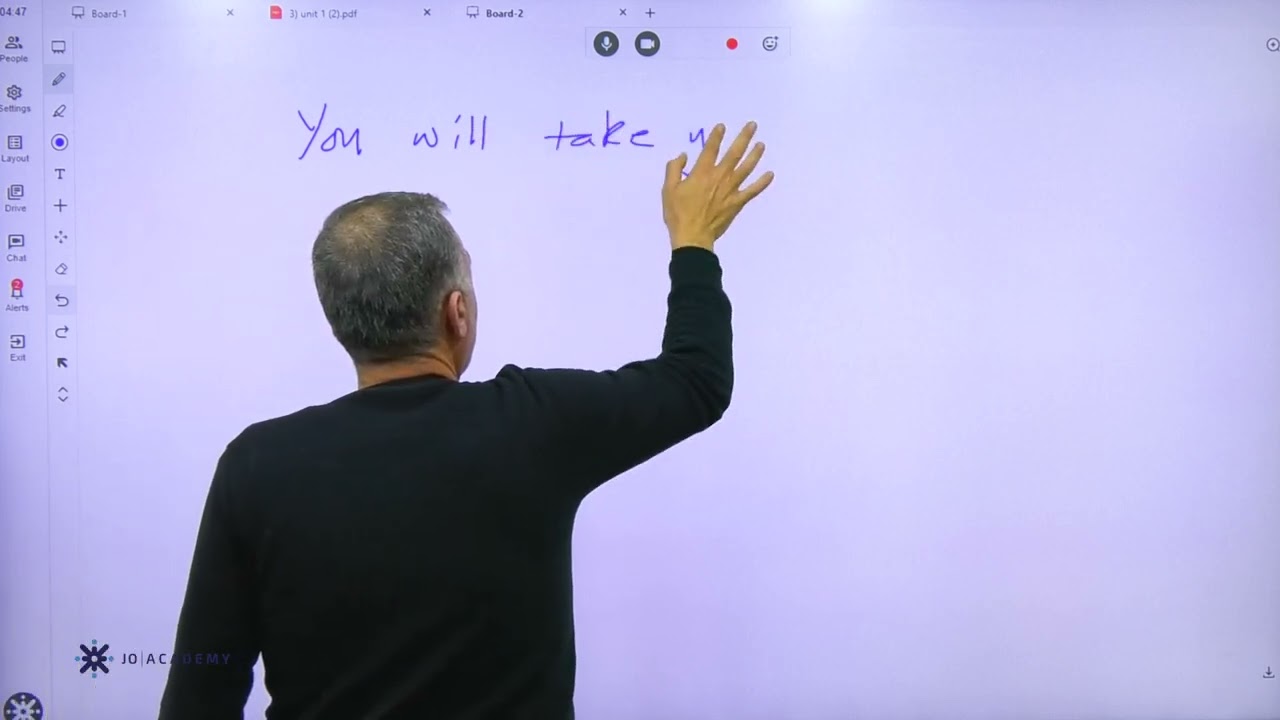 شرح ومراجعة قواعد الوحده الاولى انجليزي توجيهي مع الاستاذ شادي الرمحي