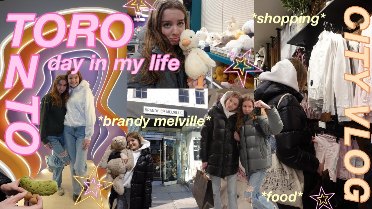SHOP WITH ME in downtown TORONTO! brandy melville, urban outfitters, sephora & more 🛍️