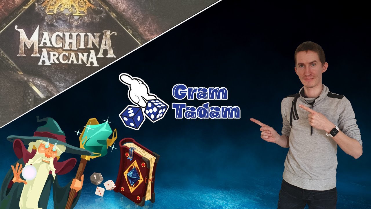 Gram Tadam Unboxing Machina Arcana gra planszowa