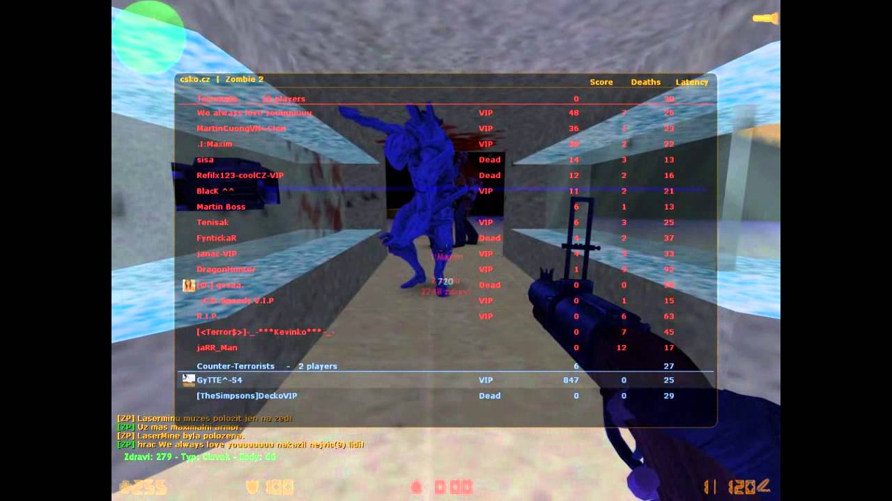 CounterStrike 1.6 | Csko.cz #Zombie 2 /GyTTE;# CT #3