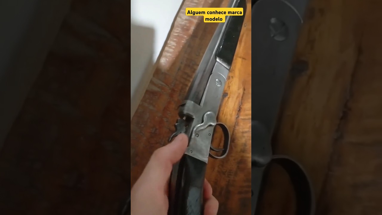 ajuda para descobrir marca e modelo espingarda cartucheira antiga calibre 32
