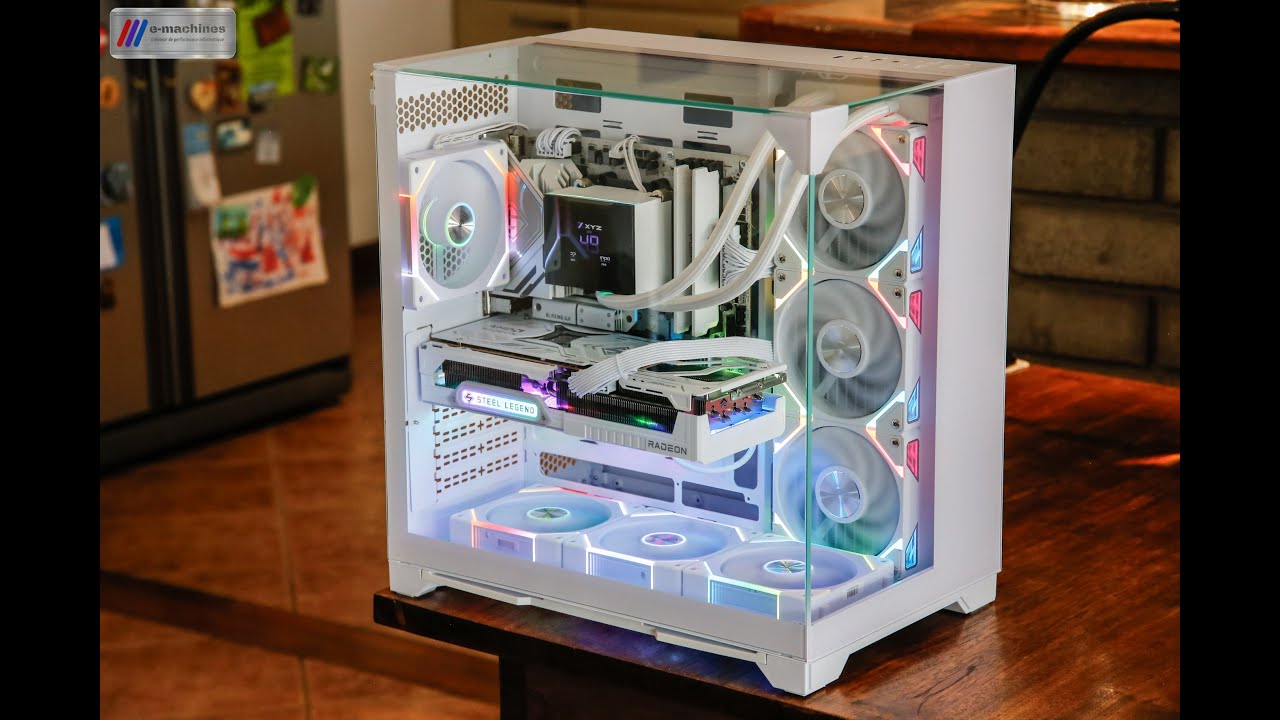 Cube Mars Gaming MC Vision blanc Ryzen 7800X3D RX 9070XT Asrock SL