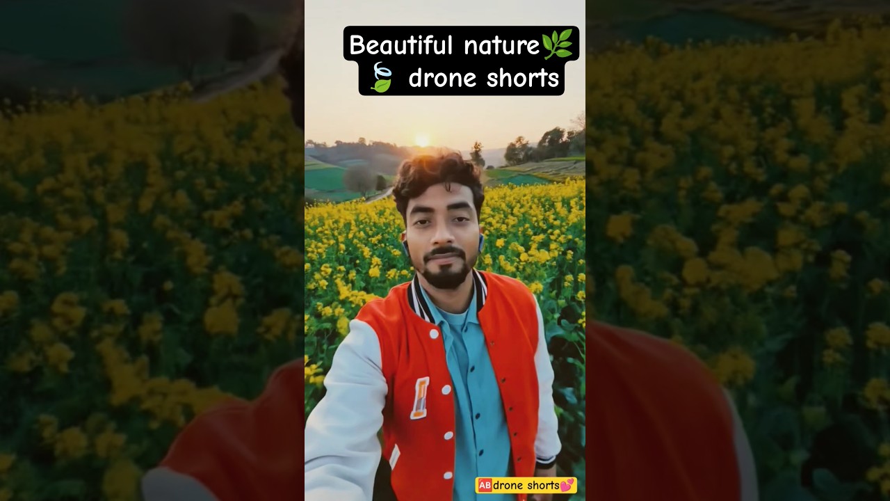 Dji drone flying test 🍁🥀😍 