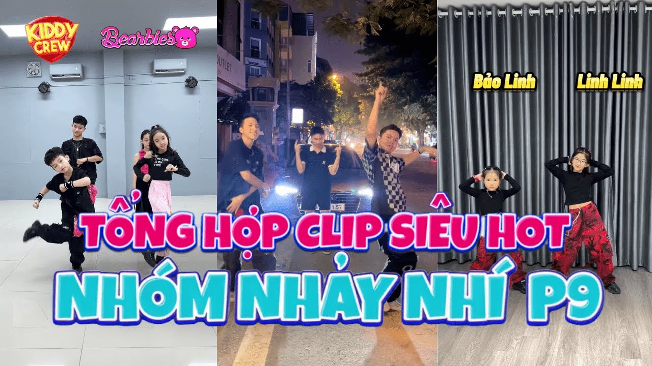 KIDDY x BB CREW | Tổng hợp các clip siêu hot của nhóm nhảy nhí P9 | Minhx Entertainment